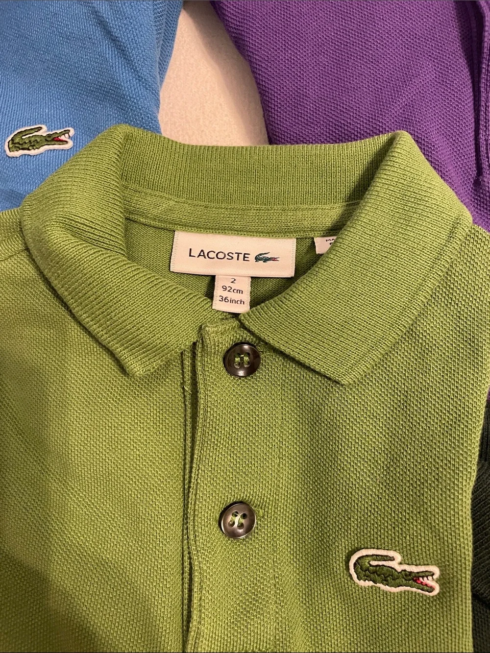 Lacoste color crocodile variety